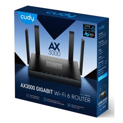 6. Router CUDY WR3000 LAN Gigabit AX3000 WiFi 6 Mesh