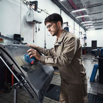 8. BOSCH Szlifierka mimośrodowa 125mm GEX 185-LI SOLO
