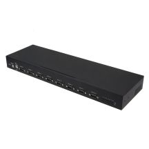 RealPower 284513 konwerter szeregowy/repeater/izolator USB 2.0 RS-232 Czarny