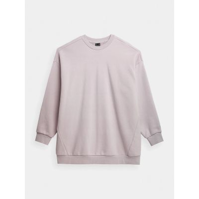 6. Bluza dresowa nierozpinana bez kaptura damska 4F 4FAW23TSWSF0764-56S