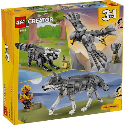 2. LEGO Creator 3w1 31393 - Leśne zwierzęta: Wilk szary