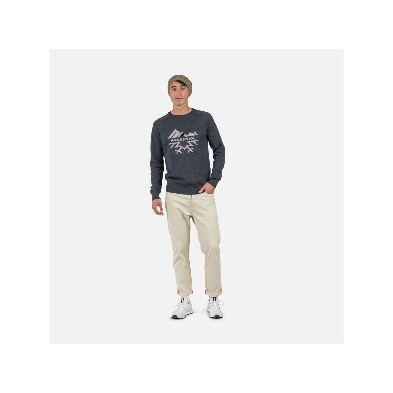 12. Sweter Rossignol Alpine Half Zip szary