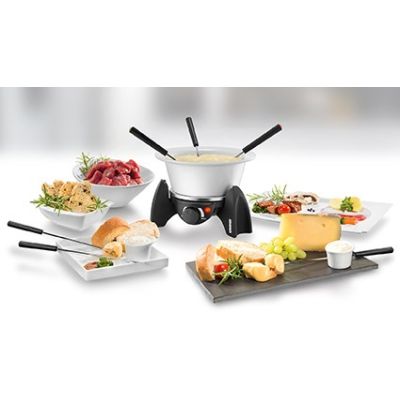4. Elektryczne fondue Unold 0,8l 6 osób stal nierdzewna