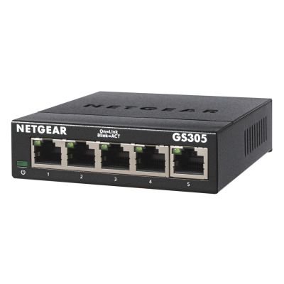 2. Switch Netgear GS305-300PES 5p Unmanaged Gigabit