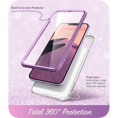 11. Etui Supcase Cosmo na iPhone 14 Plus - różowy marmur