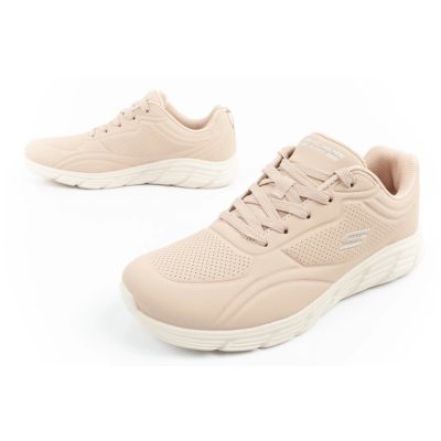 8. Skechers Bobs B Flex buty sportowe sneakersy damskie modne beżowe