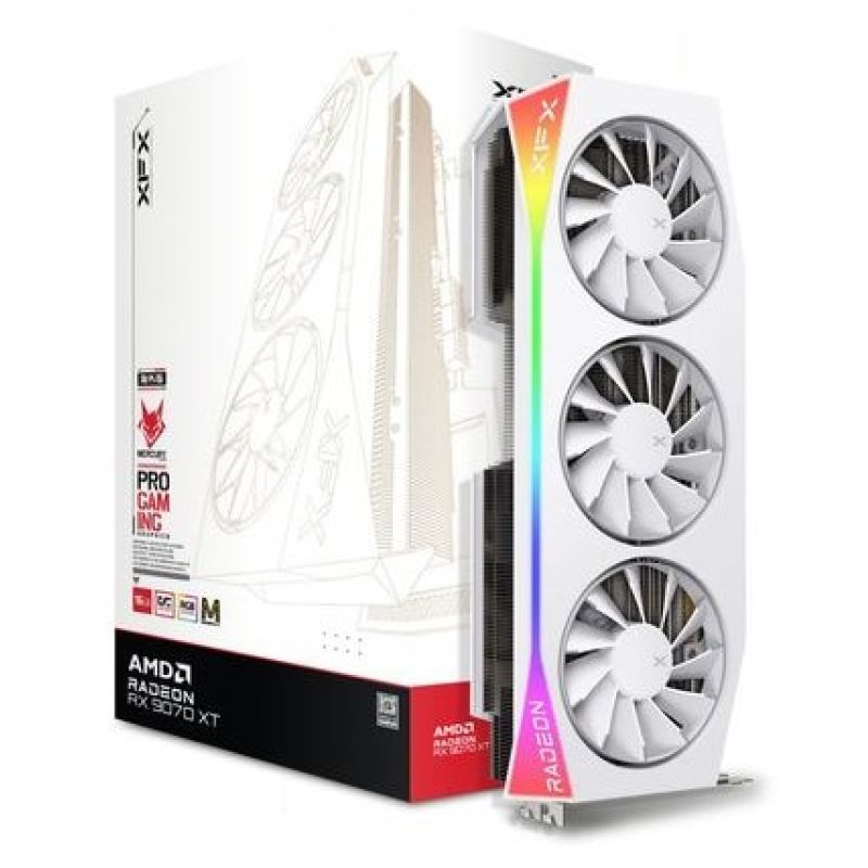 2. Karta graf. XFX Mercury RX 9070XT OC Wh Mag.A. 16GB