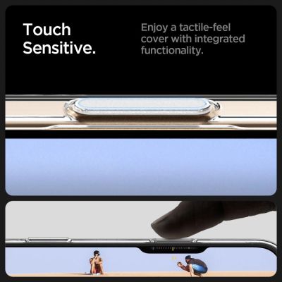 9. Etui Spigen Thin Fit MagSafe na iPhone 16 Pro Max - przezroczysto-białe