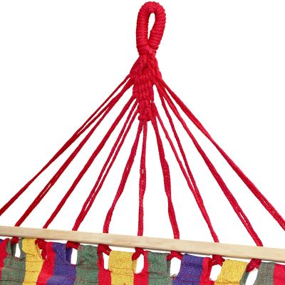 5. HAMAK OGRODOWY 1 OSOBOWY 200X80CM Z DRĄŻKIEM 1064048