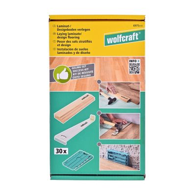 10. Zestaw Wolfcraft do układania paneli laminowanych i projektowania podłogi