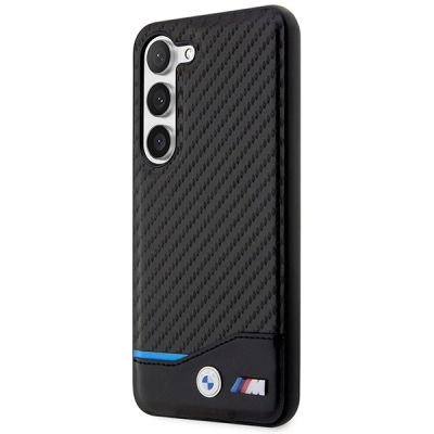 2. Etui BMW Leather Carbon na Samsung Galaxy S23+ - czarne