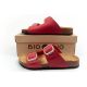 9. Bio Bio Buty laczki damskie klapki profilowane skóra naturalna