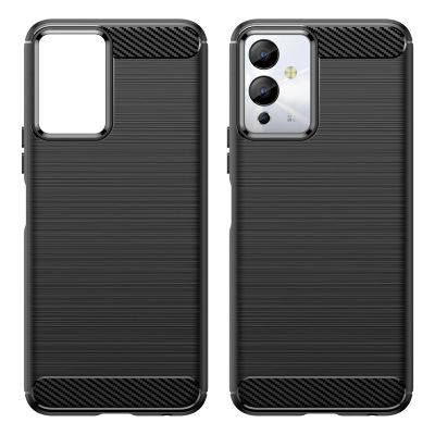 8. Carbon Case etui do Infinix Note 12i elastyczny silikonowy karbonowy pokrowiec czarne