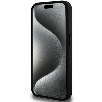 5. Etui BMW Perforated Tricolor Line na iPhone 15 Pro - czarne