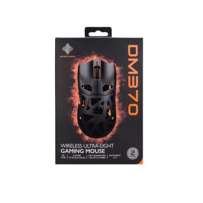 7. Deltaco Gaming DM370 myszka Oburęczny RF Wireless + Bluetooth + USB Type-A Optyczny 12000 DPI