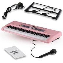 SUPRIMO 6136L PK keyboard organy z mikrofonem dla