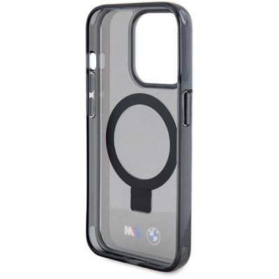 7. Etui BMW Ring Stand M Collection MagSafe na iPhone 15 Pro - czarne