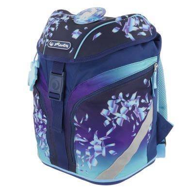 14. Herlitz SoftLight Plus Greenline Blue Ice zestaw do plecaka szkolnego Dziewczyna Poliester Niebieski, Granatowy (marynarski)