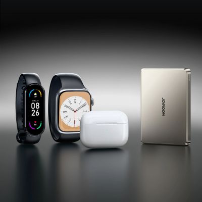30. Powerbank Joyroom JR-PBM08 Pro 22,5W 10000mAh z ładowaniem bezprzewodowym 2x USB-C - tytanowy