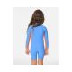 Kostium dziewczęcy RIP CURL Sun Revival Springsuit-Girl niebieski