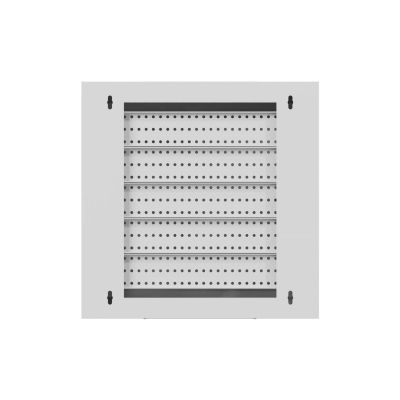 6. LANBERG SZAFA INSTALACYJNA TPR 10" Z PŁYTĄ MESH 340X340X140 SZARA (ZŁOŻONA)