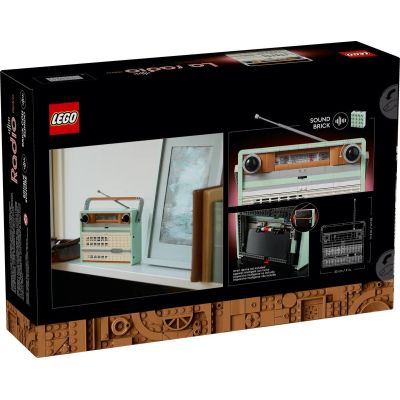 2. LEGO Icons 10334 - Radio w stylu retro