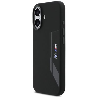 2. Etui BMW M Silicon Vertical Logo MagSafe na iPhone 17 - czarne