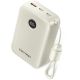 Powerbank Vention 20000mAh 2 x USB-C 1x USB-A z wyświetlaczem 22,5W beżowy