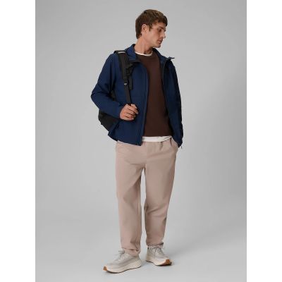 5. Kurtka softshell wiatroodporna membrana 8000 męska 4F 4FRAW26TSOFM662-31S