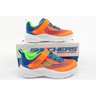 9. Skechers buty sportowe dziecięce Microspec Advance wsuwane na rzep