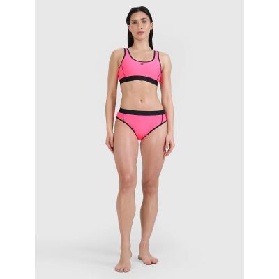 3. Dół od bikini figi ze średnim stanem damskie 4F 4FWSS25UBKBF078-55N