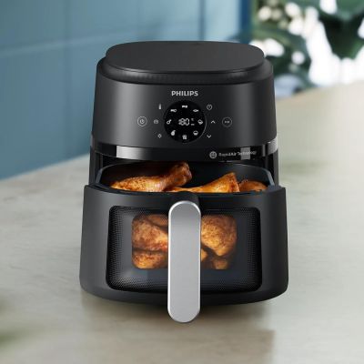 55. Philips 2000 series NA221/00 Frytownica z serii 2000 o pojemności 4,2 l (srebrna)