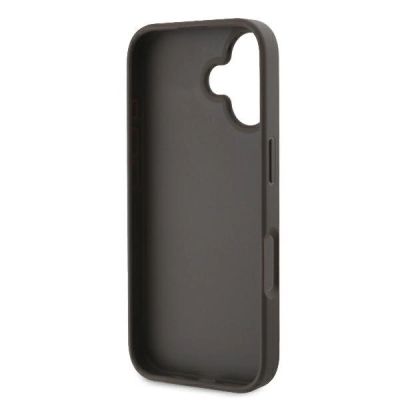 7. Etui Guess 4G Big Logo na iPhone 16 - brązowe