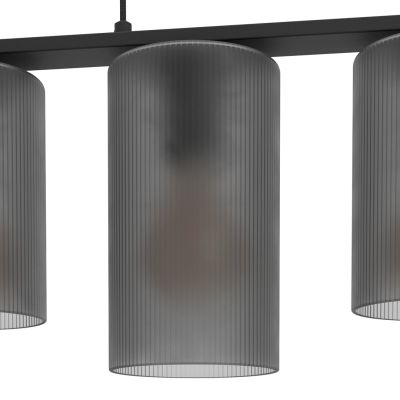 2. Lampa EGLO Colomera, elastyczny uchwyt, czarny, szary, stal, szkło