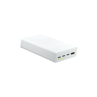 2. GREEN CELL POWERBANK POWERPLAY 20S BIAŁY 20000MAH 22,5W 3X USB-C PD 1X USB-A