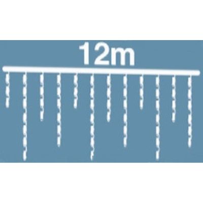 11. LAMPKI CHOINKOWE KURTYNA ŚWIETLNA ZEW 360 LED STEROWNIK TIMER CIEPŁY BIAŁY KABEL TRANSPARENTNY