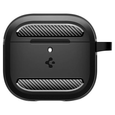 2. Etui Spigen Rugged Armor na AirPods 4 - czarne