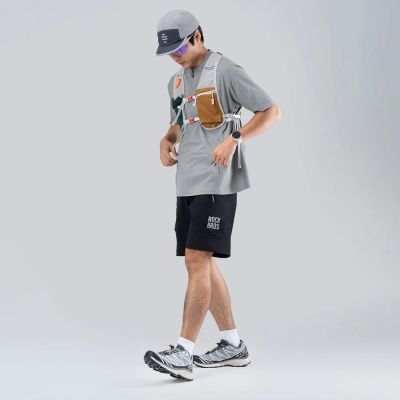 16. Szorty Rockbros YDDK015 z paskiem rozmiar XXXL - czarne