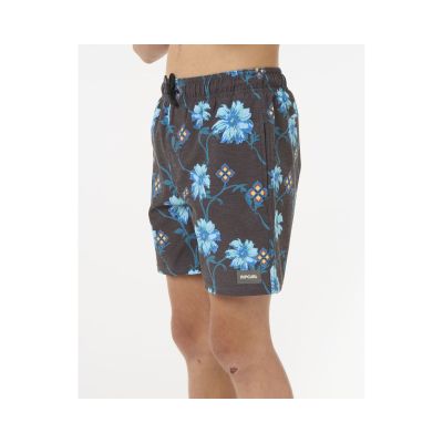 4. Boardshorty RIP CURL Surf Revival Floral Volley-Boy czarny