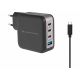 5. CONCEPTRONIC Ładowarka 4Port GaN 3xUSB-C/1xA 100WPD3.0/PPS sw