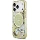 2. Etui Guess IML Glitter Flowers Triangle MagSafe na iPhone 17 Pro Max - zielone