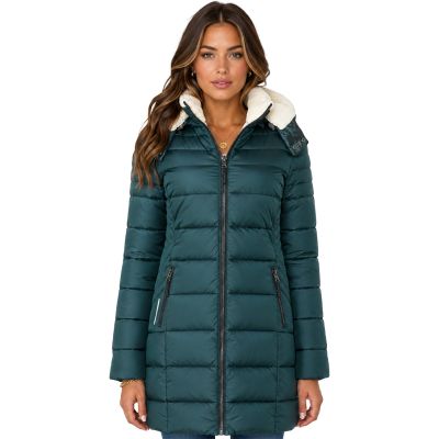 Parka damska Geographical Norway CARENNE DGREEN DB LADY 0116 (WZ5516F/GN-DARK GREEN)
