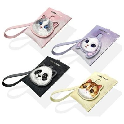 6. Portfel Nimmy Big Eyed Pet 2.0 Rabbit etui na karty - fioletowy