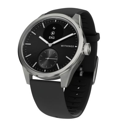 4. Zegarek Withings ScanWatch 2 1,6 cm (0,63") OLED 42 mm Hybrydowa stal nierdzewna (model HWA10 4-All-Int)