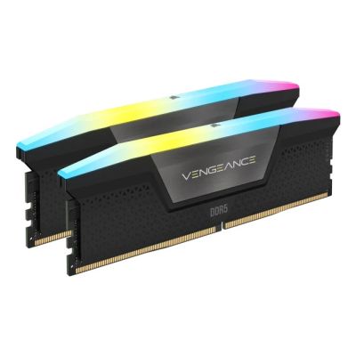 2. DDR5  64GB PC 6000 CL40 CORSAIR KIT (2x32GB) VENGEANCE RGB retail