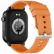 8. Smartwatch Gravity GT15-2 Pomarańczowy Pasek Silikonowy + Czarna Bransoleta