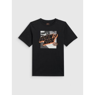 6. T-shirt bawełniany chłopięcy 4F 4FJRSS26TTSHM4170-20S