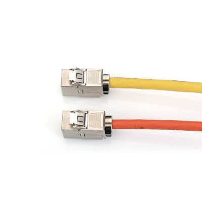 8. Digitus Moduł Keystone CAT 6A, ekranowany z inteligentnym menedżerem kabli, zestaw (24 szt.)