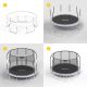 16. REBEL ACTIVE TRAMPOLINA PRO 10FT/305CM