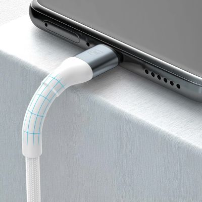 5. Kabel 3mk Hyper Cable N-SERIES USB-A / USB-C 1m 9V/2A 18W / biały